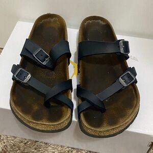 Birkenstock Size 37 Women’s Mayari Black  Sandals .